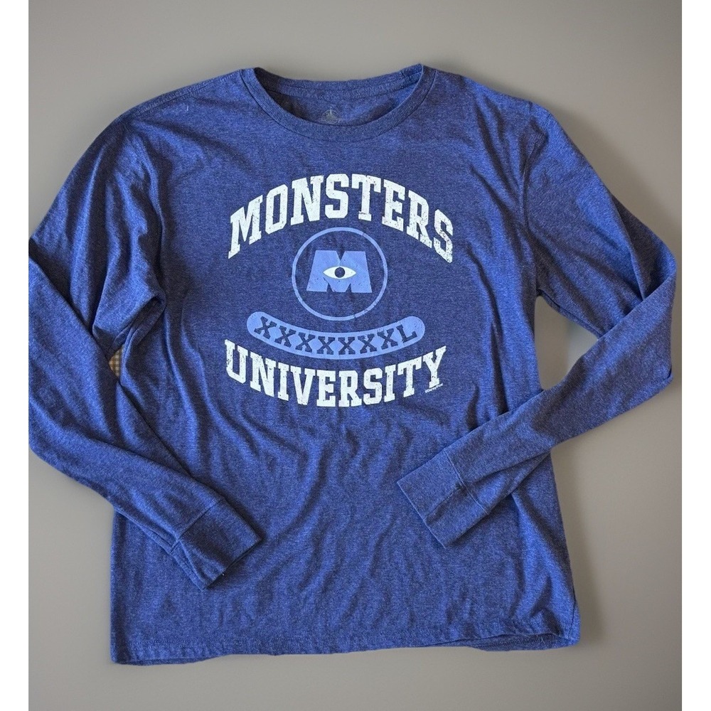 Disney Parks Monsters University shirt Long Sleeve Graphic Shirt. Size Small~MU